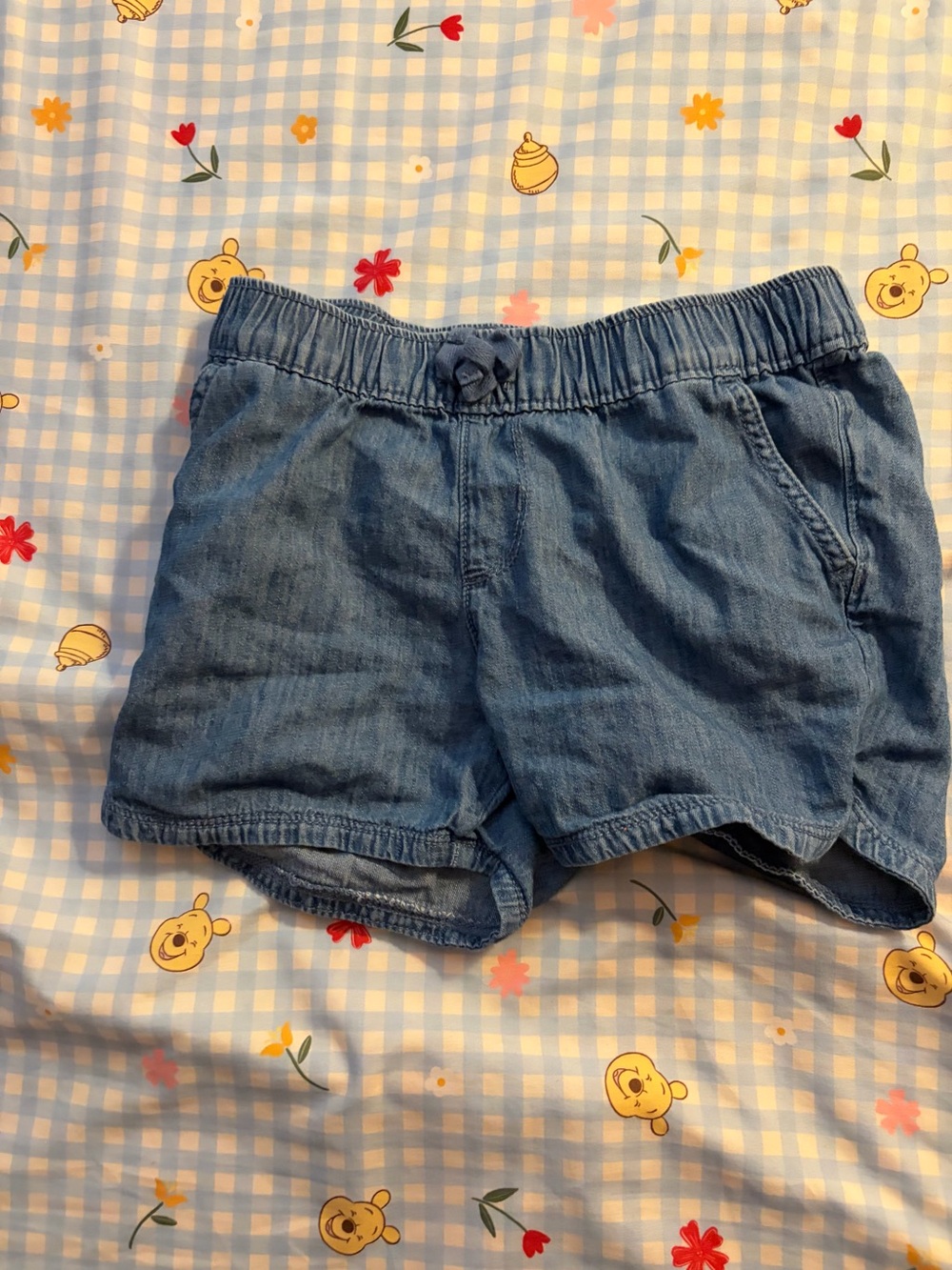 The Children's Place Light Blue Denim Pull-On Shorts
